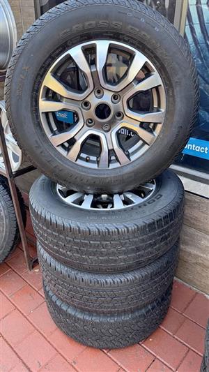 Ford wildtrek 18inch with continental 265/60 R18 tyres 