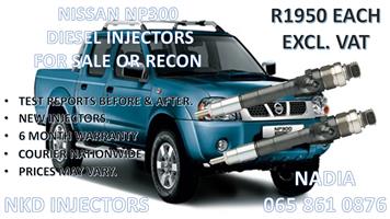 DIESEL INJECTORS FOR SALE FOR NISSAN NP300