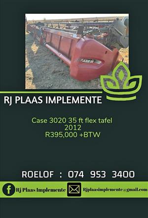 Case 35ft flex tafel