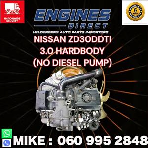 Import Low mileage Nissan ZD30 (NO DIESEL PUMP)