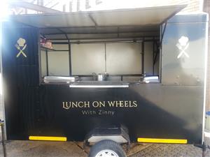 Food Trailer for hire. Fitted with 2 burner stoves, sink, braai, water bottle ho