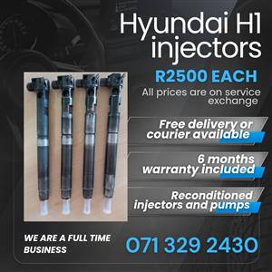 HYUNDAI H1 INJECTORS FOR SALE WITH WARRANTY INCLUDED 