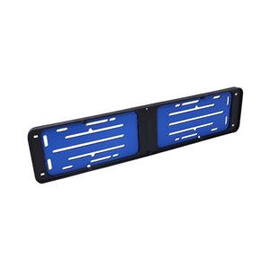 Number Plate Holder Bracket with Blue Metal Backing (530x120mm)