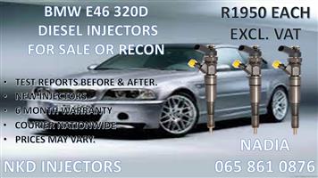 DIESEL INJECTORS FOR SALE FOR BMW E46 320D