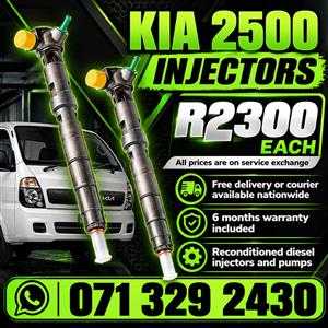 KIA 2500 INJECTORS FOR SALE WITH WARRANTY 