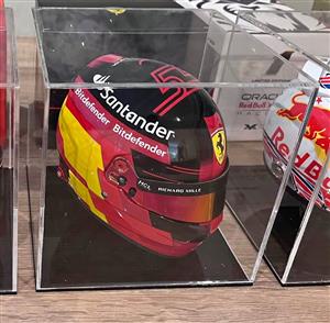 Carlos Sainz 1:2 scale helmet