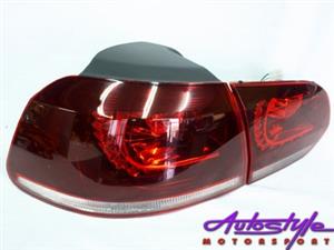 VW Golf 6 R20 Style Red Tailights