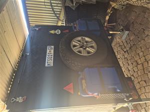 Homemade camping trailer