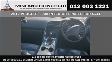 2012 Peugeot 3008 Interior Spares for Sale