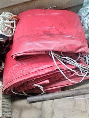 Tarpaulin truck covers, covers a 11 meter truck