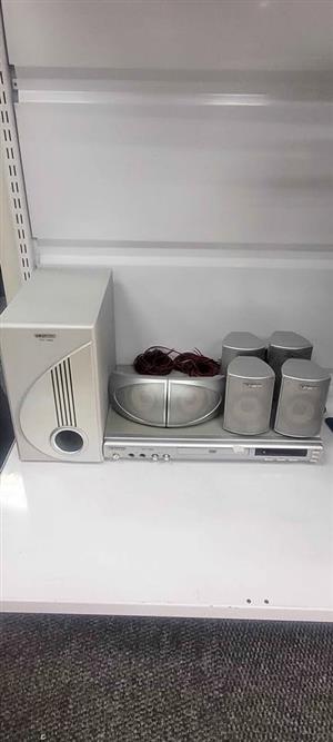 This is a Telefunken THT-160B home theater system. (CD player not working