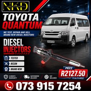 Toyota Quantum D4D Diesel Injectors 