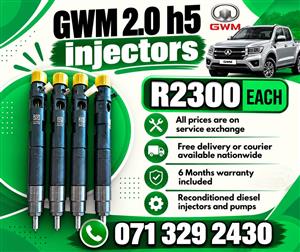 GWM 2.0 H5 INJECTORS FOR SALE WITH WARRANTY 
