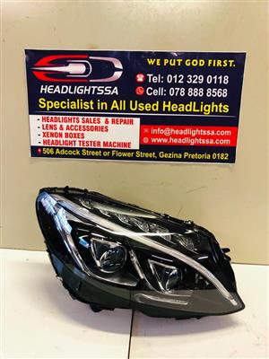 Mercedes Benz W205 C-class C180 double xenon right side headlight
