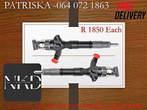TOYOTA PRADO INJECTORS FOR SALE OR TO RECON