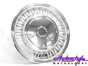 15″  Chrome Wheel Caps '87 Taxi Design-set of 4