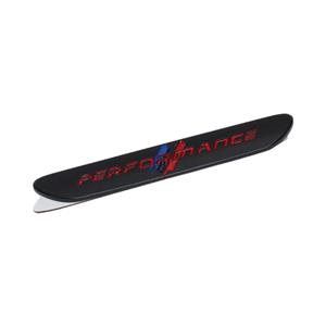 Motorsport Performance Fender Badge (black & red)