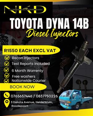 Toyota Dyna 14 B Diesel Injectors for sale