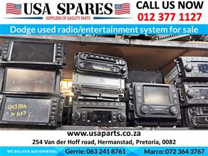 Dodge used entertainment system/radio for sale 