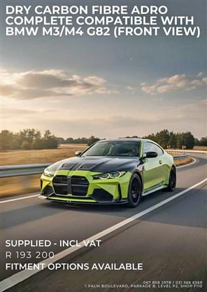 Dry Carbon Fibre Adro Style Kit - Supplied