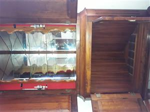 Wooden liquor cabinet 