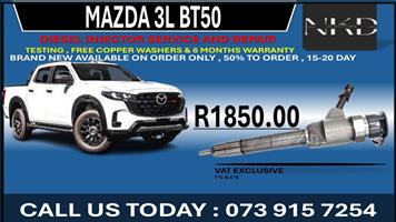 Mazda 3.0L BT50 Diesel Fuel Injectors 