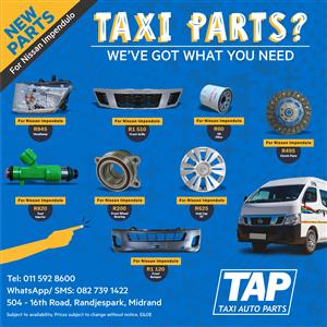 New Parts for Nissan NV350 Impendulo for sale at Taxi Auto Parts - TAP