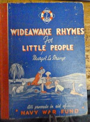 Wide-Awake Rhymes for little people by Margot le Strange 1942
