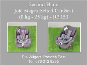 Second Hand Joie Stages Belted Car Seat (0 kg - 25 kg) 