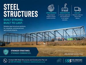 Steel Structures: Residential, Offices, Workshops, Churches & more!