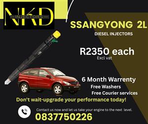 SSANGYONG 2L DIESEL INJECTORS FOR SALE