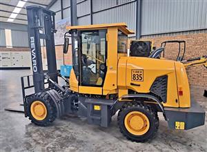 New Revaro Trex 835 rough terrain forklifts now available