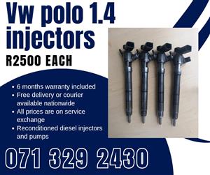 VW POLO 1.4 INJECTORS FOR SALE WITH WARRANTY 