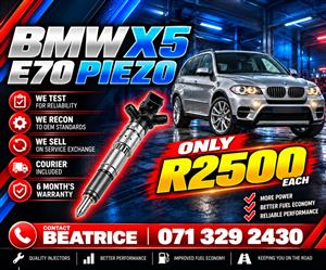 BMW E70 INJECTORS FOR SALE WITH WARRANTY INCLUDED 