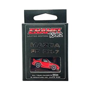 Mazda FD RX-7 Red - Die-Cast Enamel Keychain