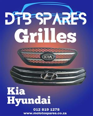 Grilles for Kia and Hyundai