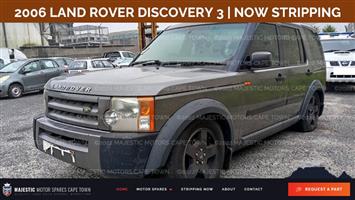 Now stripping 2006 LAND ROVER DISCOVERY 3 for parts