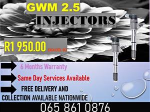 GWM 2.5 INJECTORS FOR SALE -NATIONWIDE