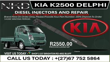 Kia k2500 Delphi Diesel Injectors on Recondition