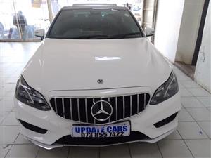 2015 MERCEDES BENZ E250 AMG SPORT LINE AUTOMATIC CODE2 WHITE SERVICE BOOK REVERSE SENSER FRONT AND B