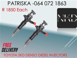 TOYOTA 1KD & 2KD AFFORADABLE DIESEL INJECTORSS FOR SALE