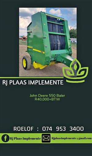 John deere 550 baler