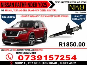 PATHFINDER YD25 NISSAN INJECTORS -RECON YOURS 