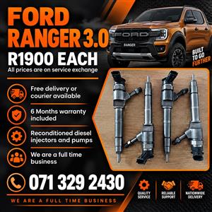 FORD RANGER 3.0 INJECTORS FOR SALE WITH WARRANTY INCLUDED 