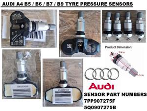 Audi A4 tyre pressure sensors / TPMS