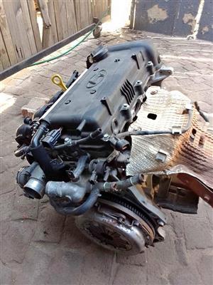 2011 up Hyundai accent eng code G4FC complete engine still running good for sale