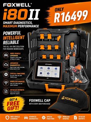 FOXWELL I80II FULL SYSTEM DIAGNOSTIC TOOL
