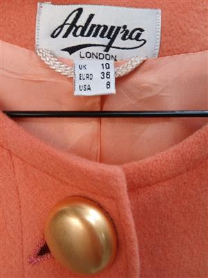 Vintage Admyra of London Cashmere Long Trench Coat – Never Worn