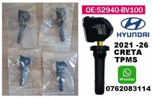 Hyundai Creta TPMS tyre pressure monitor sensors and valves 