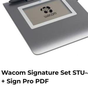 Brand new Wacom Signature pad set 